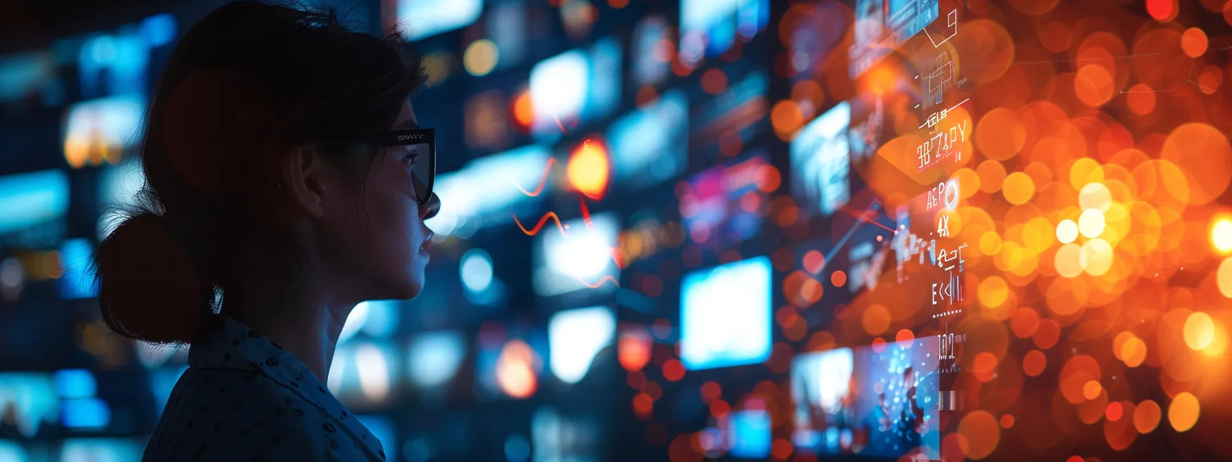 a person looking at a computer screen with a variety of keyword suggestions and seo data displayed.