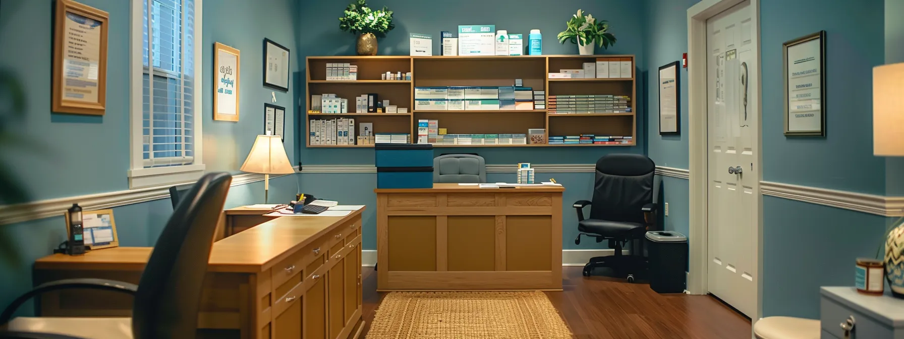 a doctor's office with a visible google my business listing and local seo strategy in place.