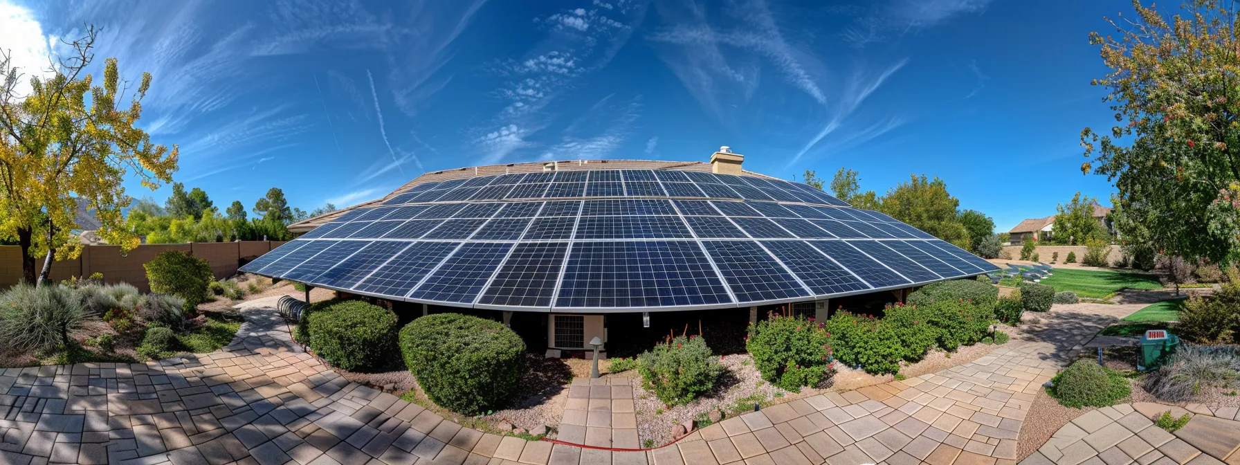 a contractor showcasing before-and-after images of solar installations on their google my business profile.