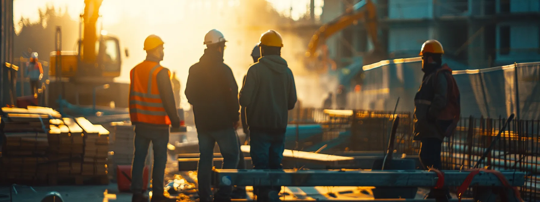 a group of construction workers optimizing a google my business listing for their construction company.